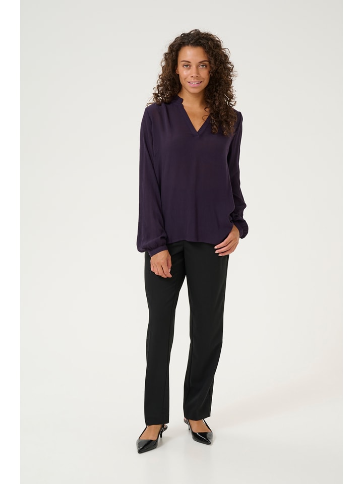 Kaffe Bluzka w kolorze fioletowym rozmiar: 44