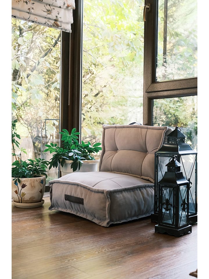 Evila Fotel "Omi" w kolorze szarym - 60 x 62 x 60 cm rozmiar: onesize