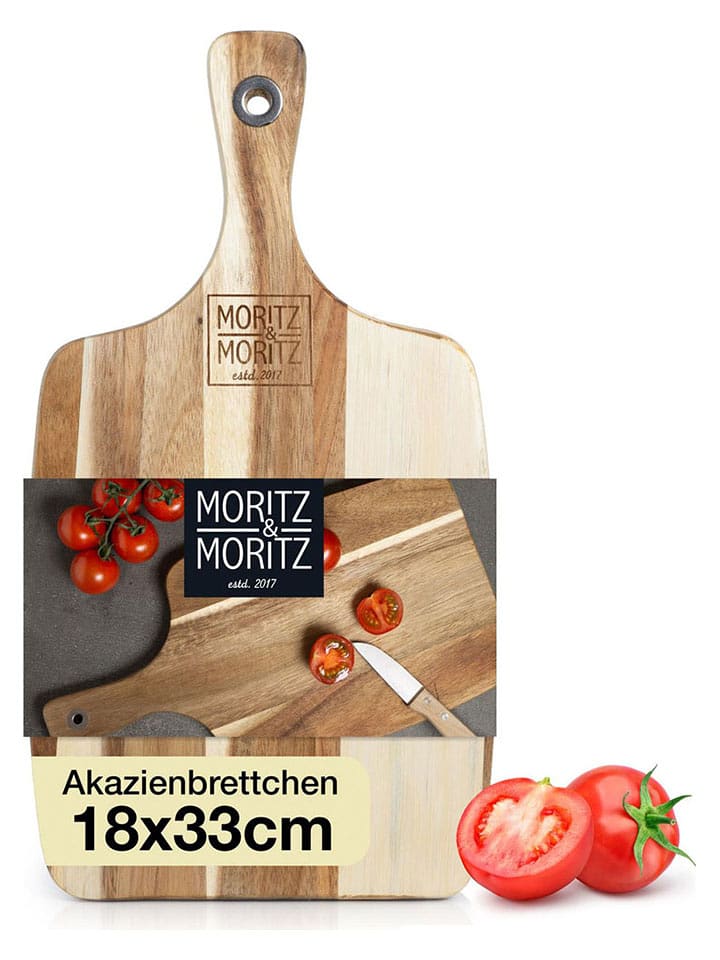Moritz & Moritz Deska w kolorze jasnobrązowym do krojenia - 33 x 18 cm rozmiar: onesize