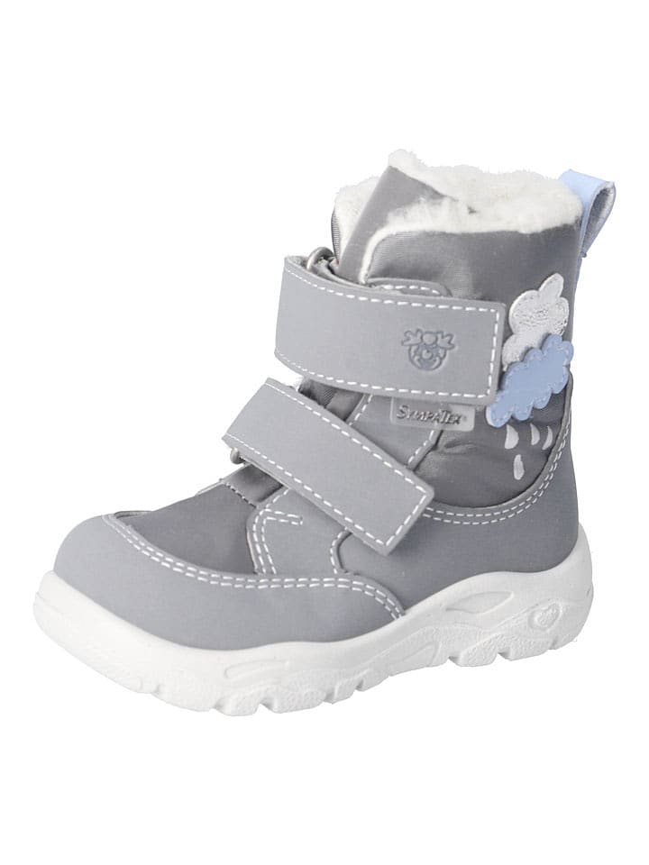 PEPINO Kozaki zimowe "Mirel" w kolorze szarym rozmiar: 21