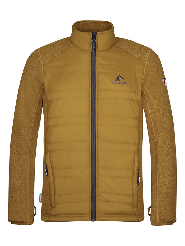 Westfjord Kurtka hybrydowa "Gullfoss" w kolorze musztardowym rozmiar: XXL