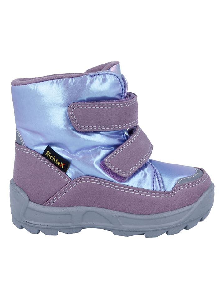 Richter Shoes Kozaki zimowe "Freestyle" w kolorze szaro-błękitnym rozmiar: 26