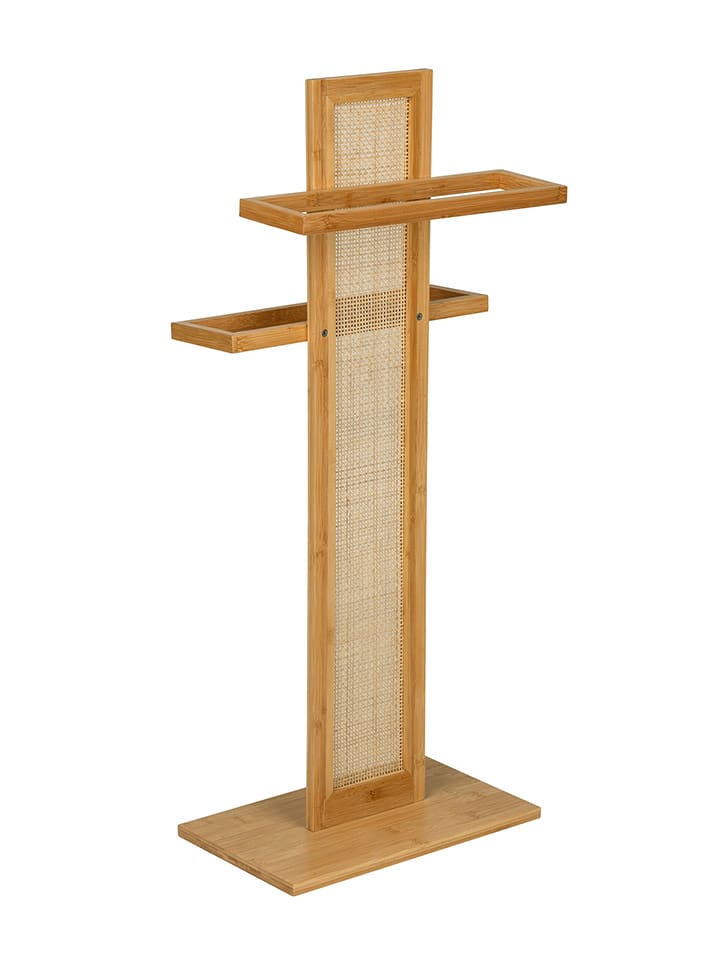 Wenko Uchwyt w kolorze jasnobrązowym na ręczniki - 37 x 88 x 22 cm rozmiar: onesize