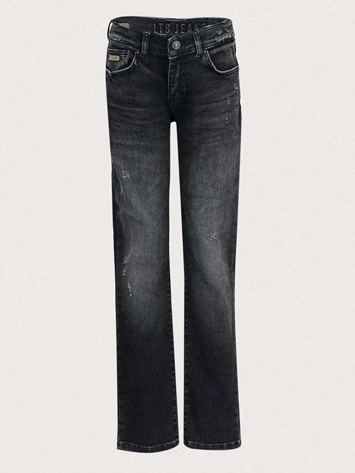 LTB Dżinsy "Jim B" - Regular fit - w kolorze antracytowym rozmiar: 158