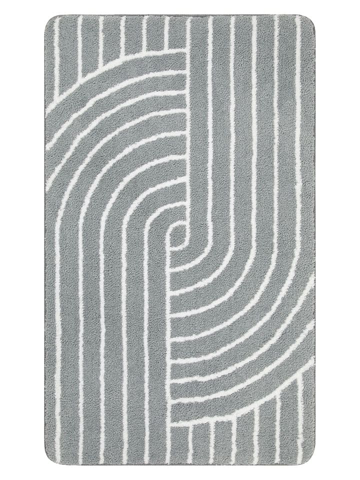 Wecon Home Dywanik łazienkowy "Basics Hilda" w kolorze szarym rozmiar: 60x100 cm