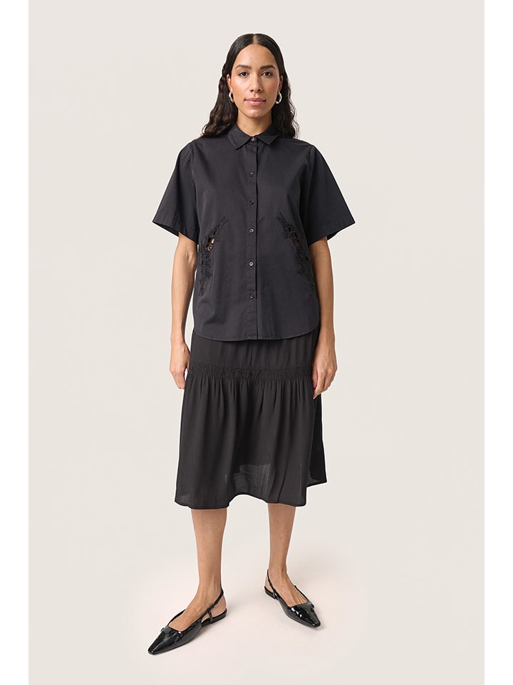 Soaked in Luxury Bluzka w kolorze czarnym rozmiar: XS