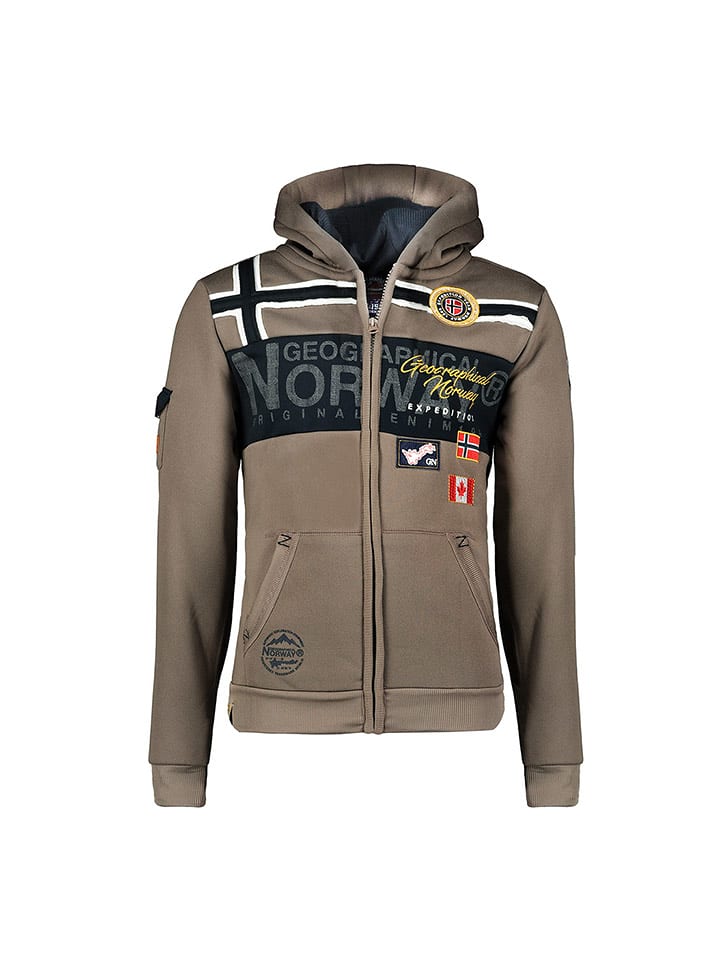 Geographical Norway Bluza "Garadock" w kolorze jasnobrązowym rozmiar: 152