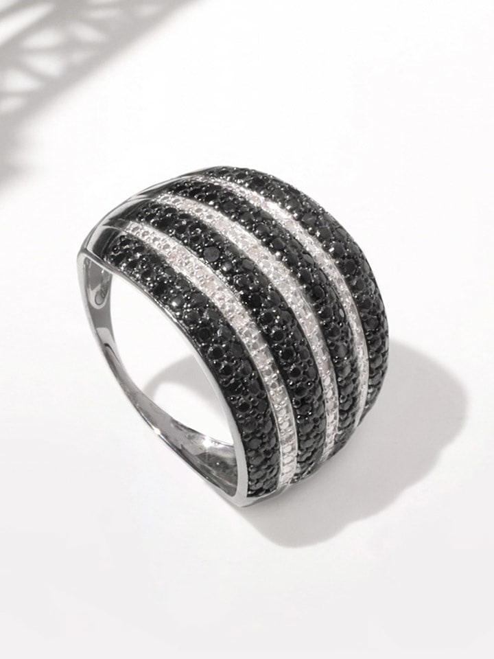 DIAMOND & CO Złoty pierścionek "Maeva" z diamentami rozmiar: 54