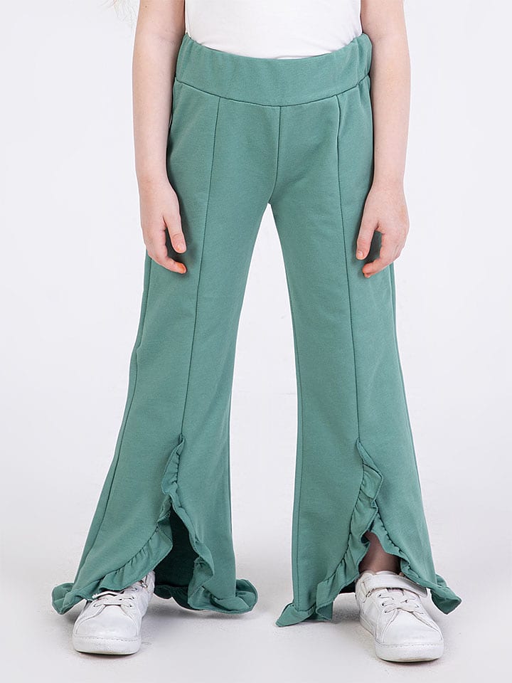 Denokids Spodnie dresowe w kolorze zielonym rozmiar: 104