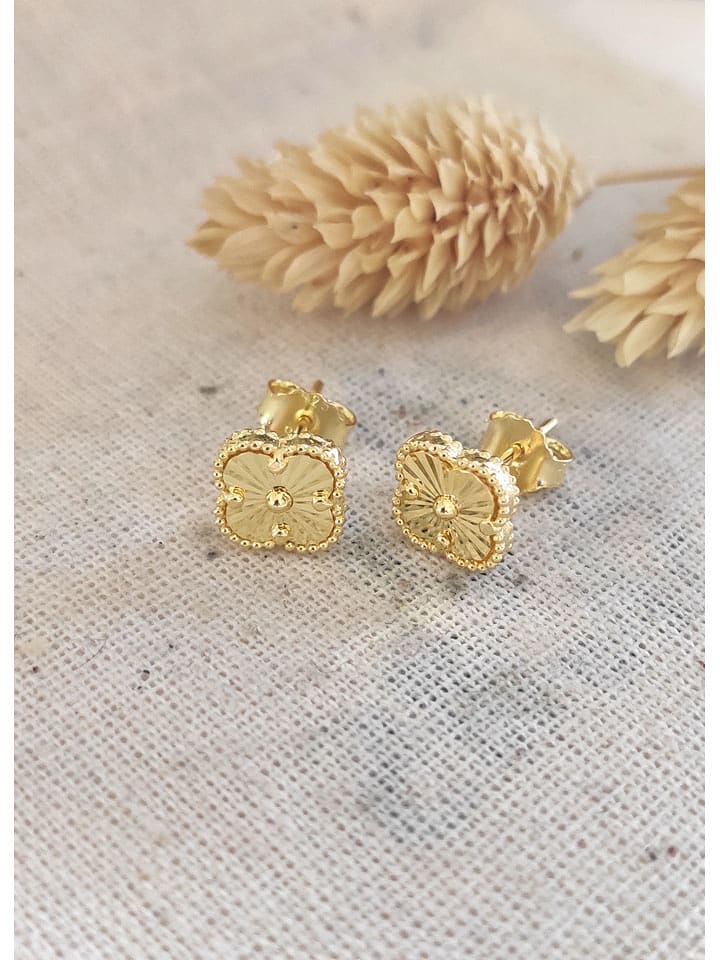 Miu Silver Pozłacane kolczyki-wkrętki rozmiar: onesize