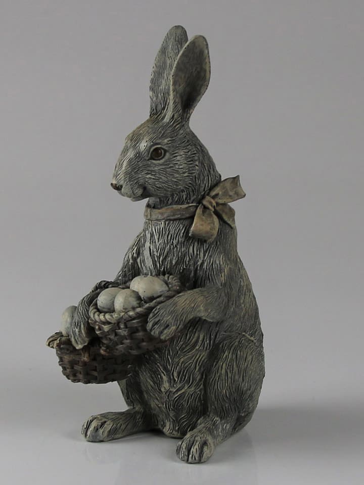 AM Design Figurka dekoracyjna w kolorze szarym - 9,5 x 15 x 6,5 cm rozmiar: onesize