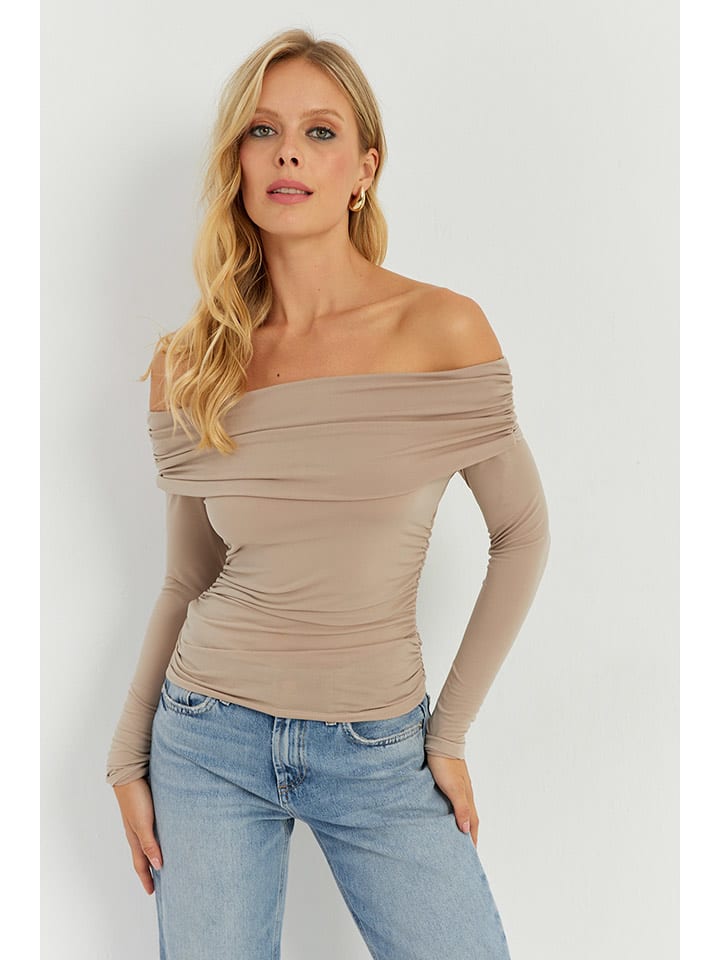 So You Koszulka w kolorze beżowym rozmiar: S