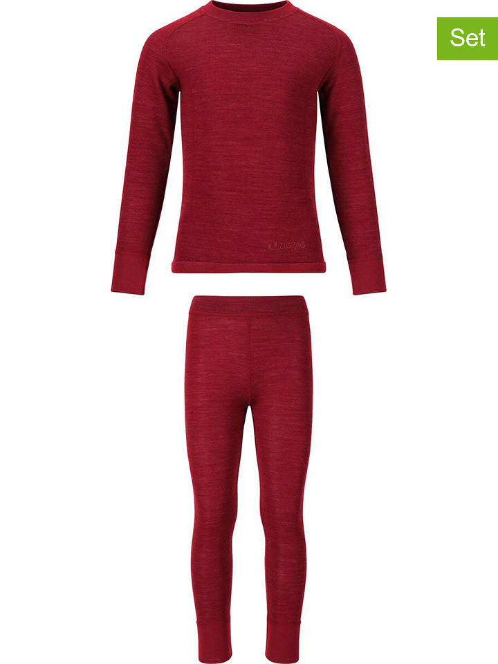 Zigzag 2-częściowy zestaw funkcyjny "Pattanii" w kolorze czerwonym rozmiar: 164/170