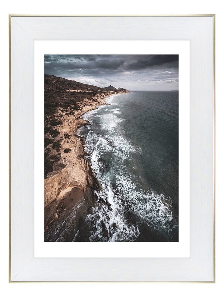 Ars Longa Druk artystyczny "Cliff Coast" w ramce - 70 x 50 cm rozmiar: onesize