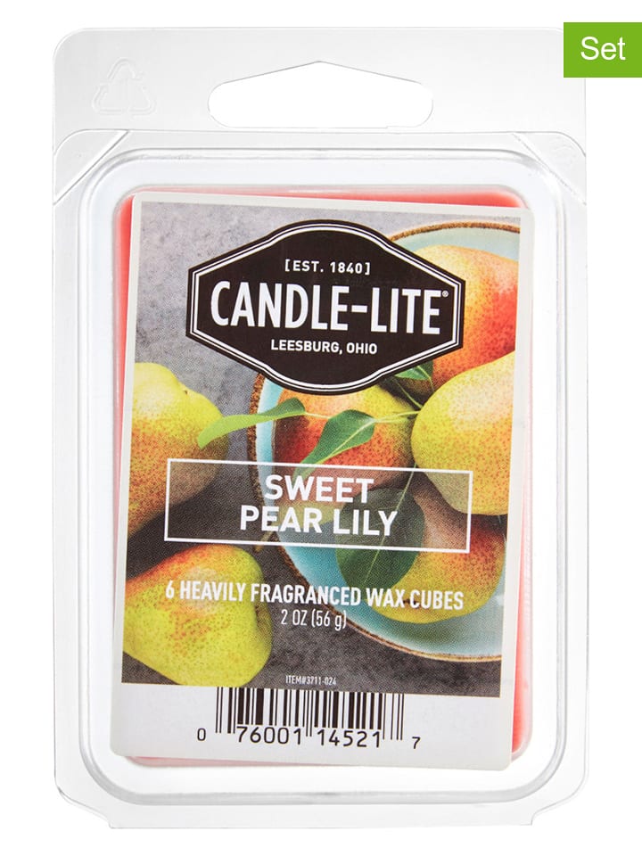 CANDLE-LITE Wosk zapachowy (2 szt.) "Sweet Pear Lily" - 2 x 56 g rozmiar: onesize