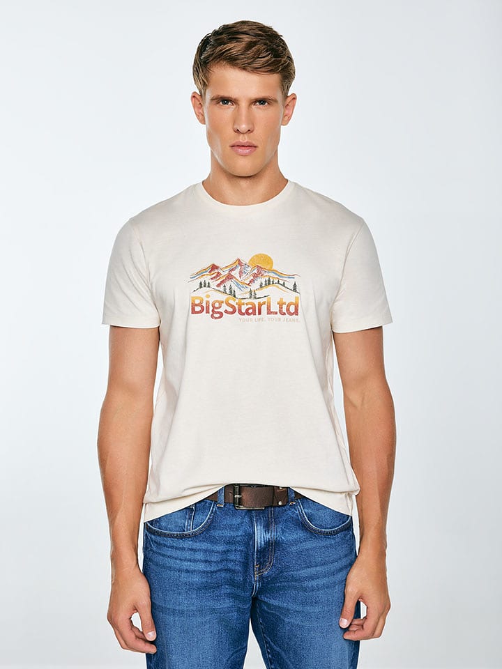 BIG STAR Koszulka w kolorze kremowym rozmiar: XXL