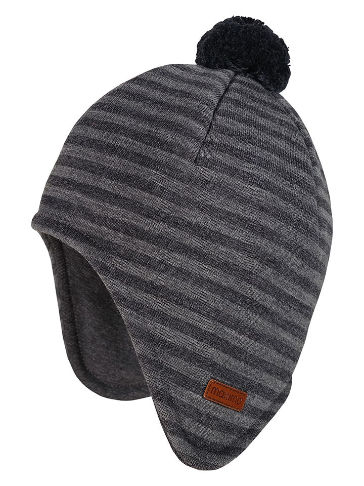 MaxiMo Czapka w kolorze czarno-szarym rozmiar: 51 cm
