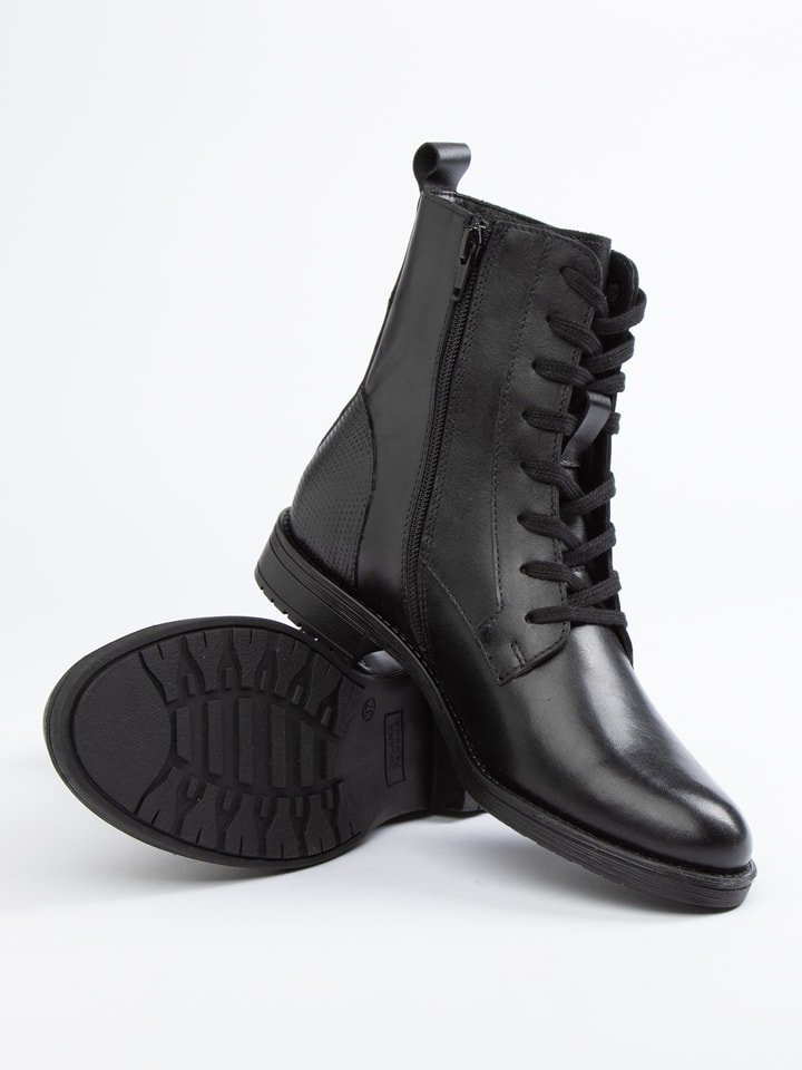 JOLANA & FENENA Skórzane botki w kolorze czarnym rozmiar: 37