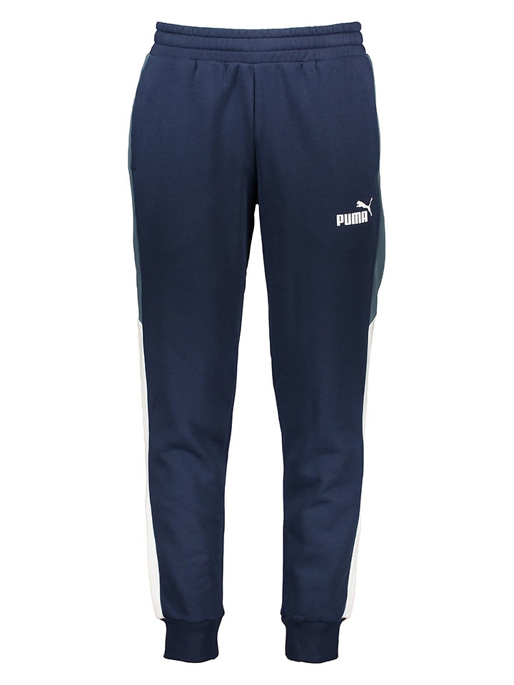Puma Spodnie dresowe "Power" w kolorze granatowym rozmiar: S