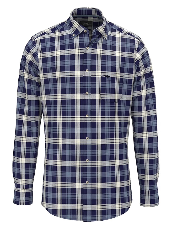 FYNCH-HATTON Koszula - Casual fit - w kolorze granatowym rozmiar: XL