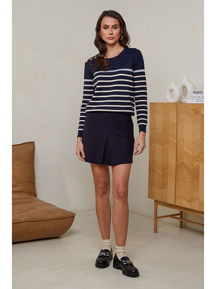 Soft Cashmere Sweter w kolorze granatowym rozmiar: 38/40