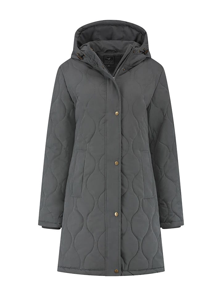 MGO leisure wear Kurtka przejściowa "Lauren" w kolorze szarym rozmiar: XL