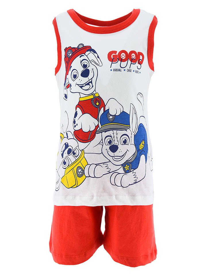 Paw Patrol Piżama "Psi Patrol" w kolorze czerwono-białym rozmiar: 98