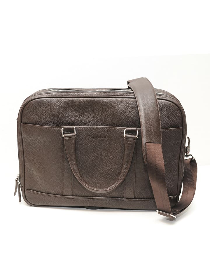 CXL by Christian Lacroix Skórzana torba w kolorze brązowym na laptopa - 41 x 31 x 10 cm rozmiar: onesize