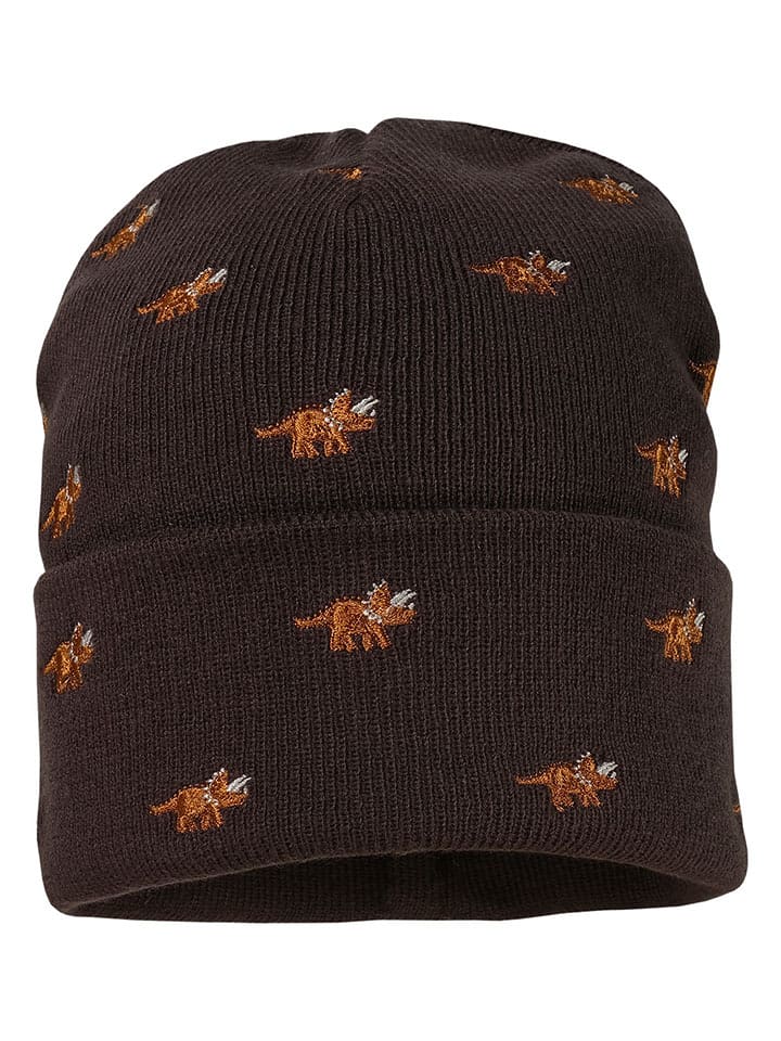 MaxiMo Czapka "Triceratops" w kolorze brązowym rozmiar: 53 cm