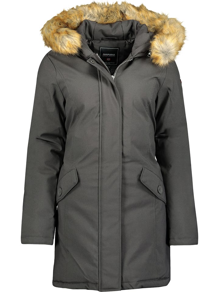 ANAPURNA Parka "Dinastiana" w kolorze szarym rozmiar: XL