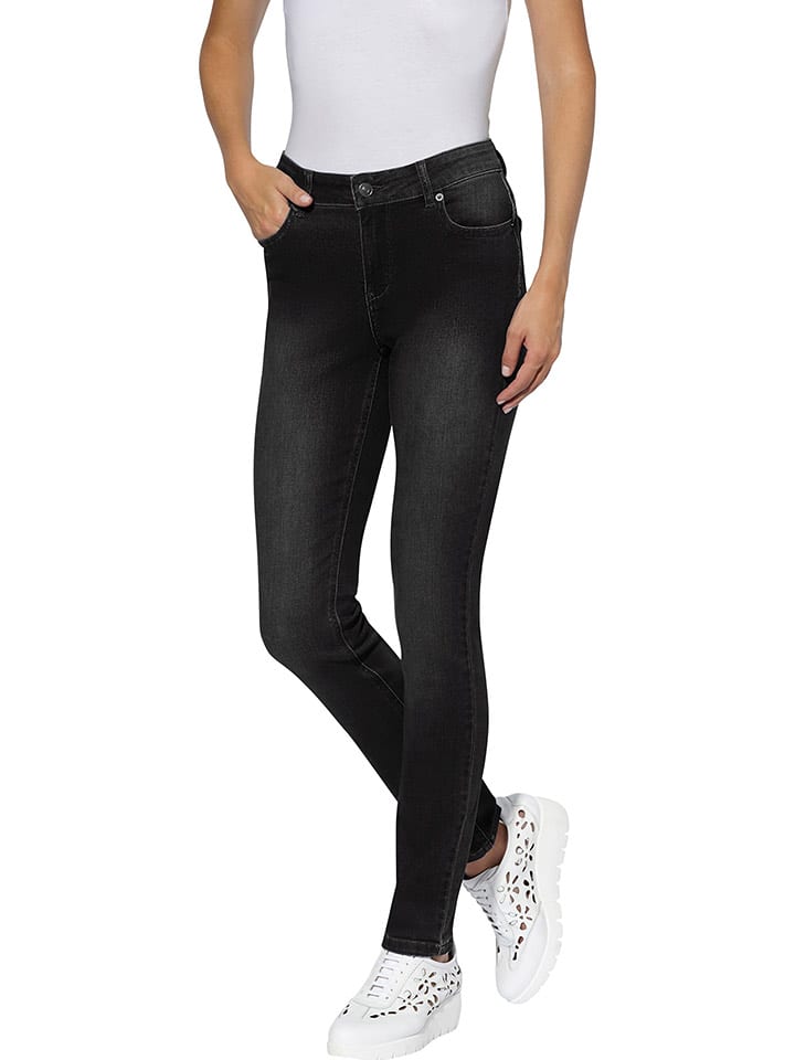 Heine Dżinsy - Slim fit - w kolorze czarnym rozmiar: 38