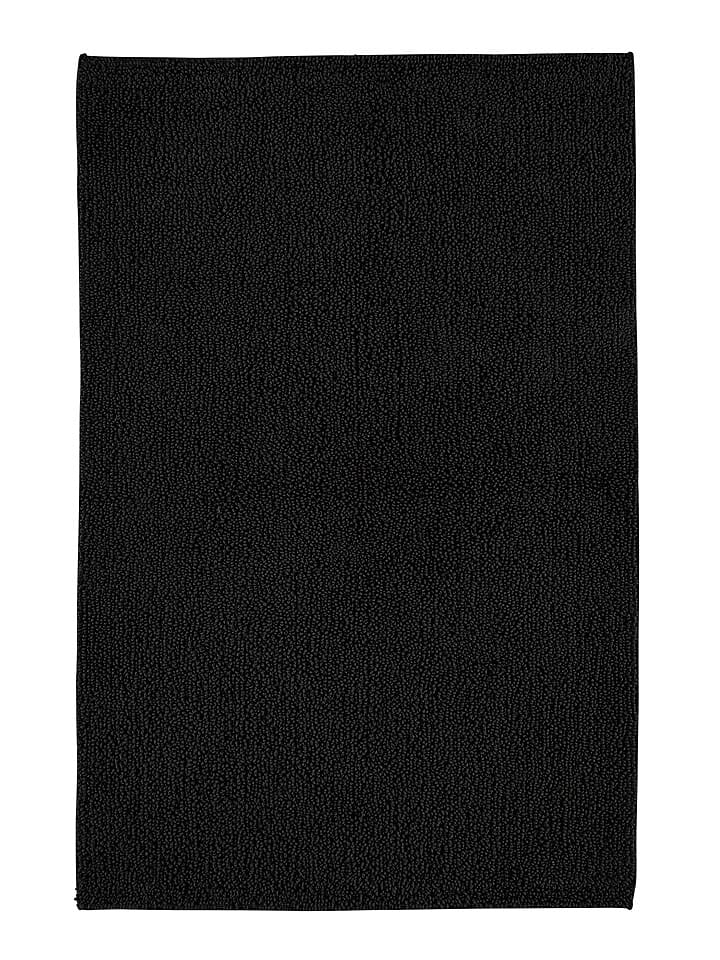 Ellos Home Dywanik łazienkowy "Elise" w kolorze czarnym rozmiar: 50x80 cm