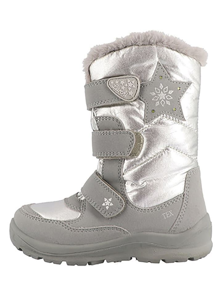 Lurchi Kozaki zimowe "Kiana" w kolorze srebrno-szarym rozmiar: 31