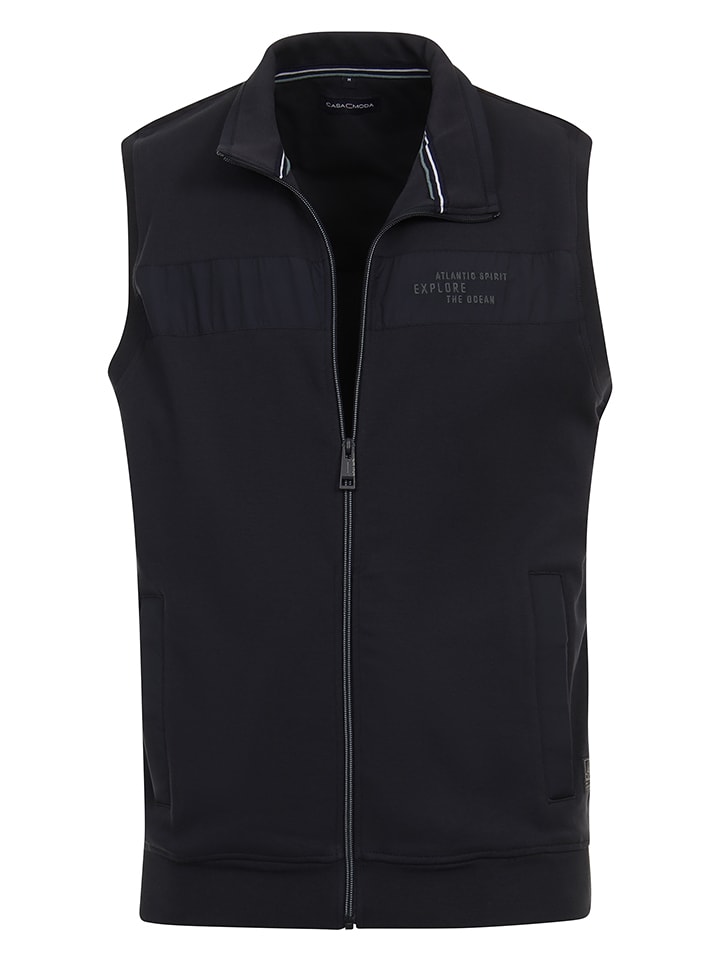 CASAMODA Kamizelka dresowa w kolorze granatowym rozmiar: L