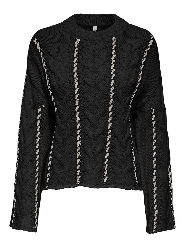 ONLY Sweter w kolorze czarnym rozmiar: M
