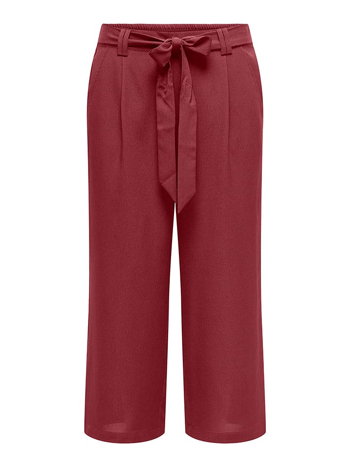 ONLY Spodnie "Nova" w kolorze czerwonym rozmiar: 36