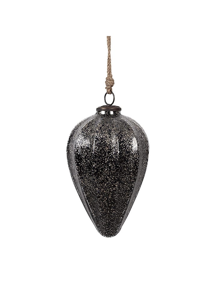 Clayre & Eef Bombka w kolorze złoto-czarnym - wys. 14 cm rozmiar: onesize