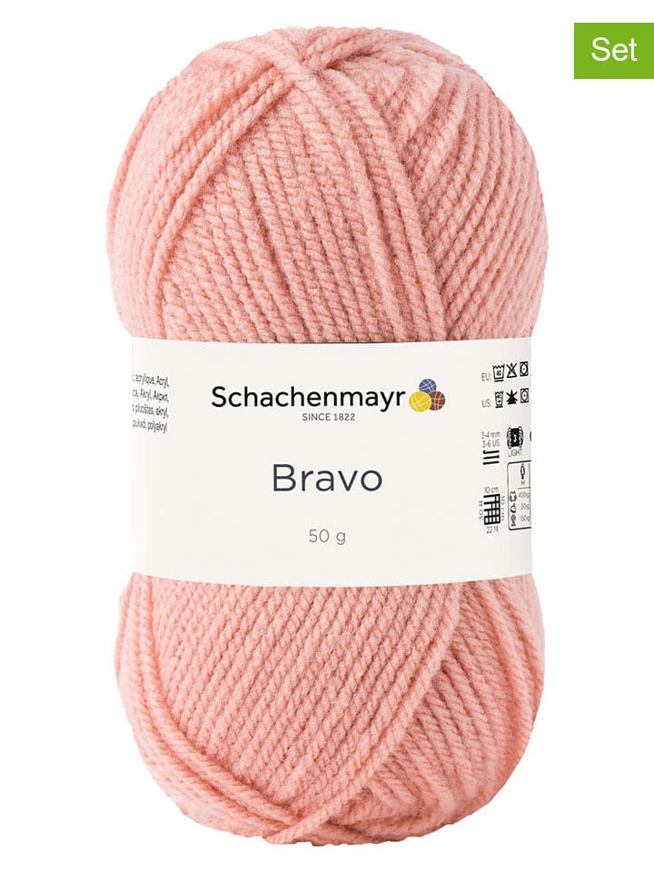 Schachenmayr since 1822 Przędza z tworzywa sztucznego (20 szt.) w kolorze jasnoróżowym - 20 x 50 g rozmiar: onesize