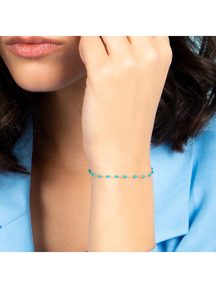 OR ÉCLAT Złota bransoletka "Amada Turquoise" rozmiar: onesize