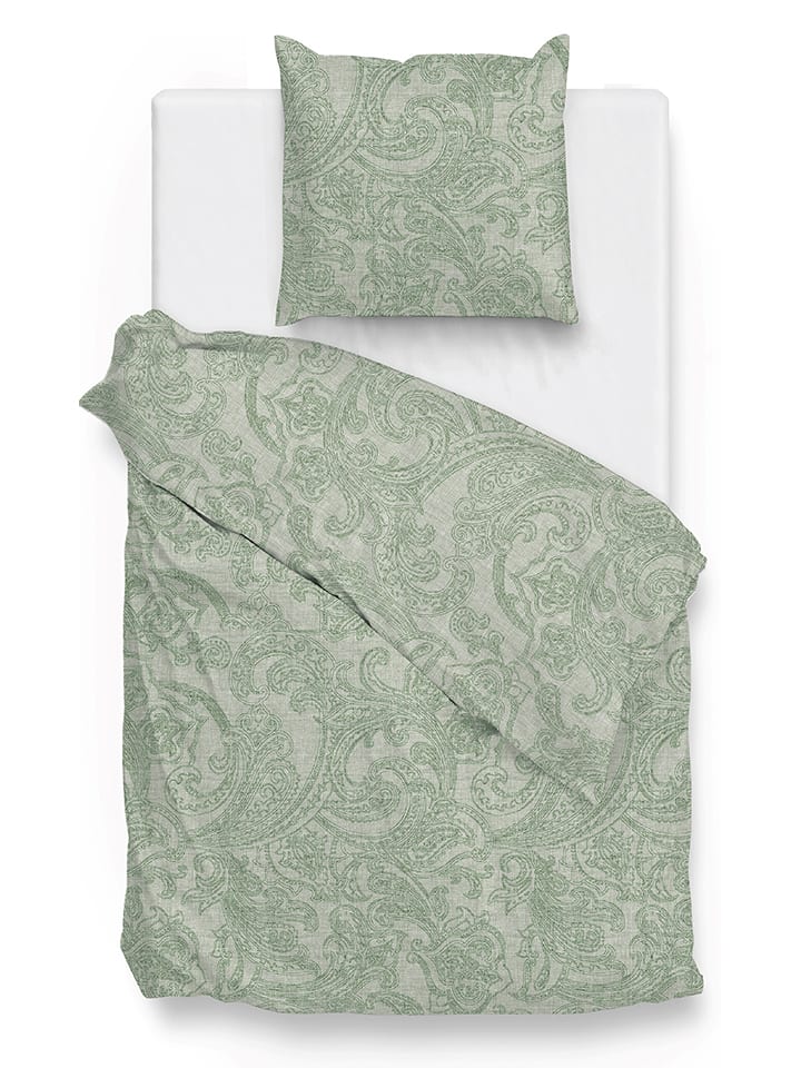 Zo!Home Komplet pościeli "Paisley" w kolorze zielonym rozmiar: 240x220 cm