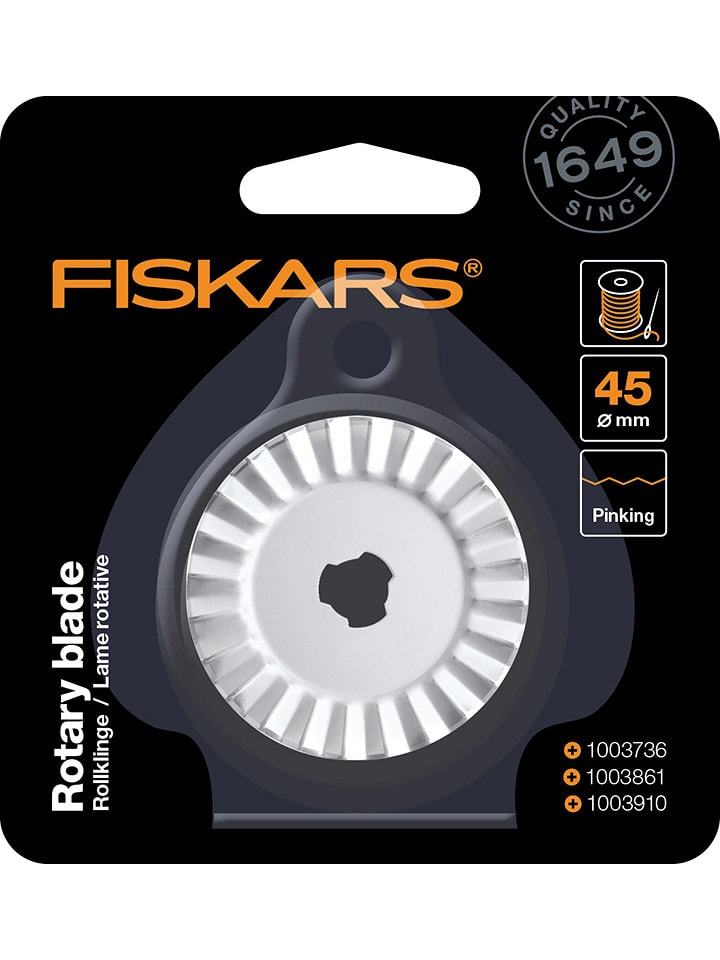 Fiskars Wymienne ostrze w kolorze srebrnym z nacięciami - Ø 4,5 cm rozmiar: onesize