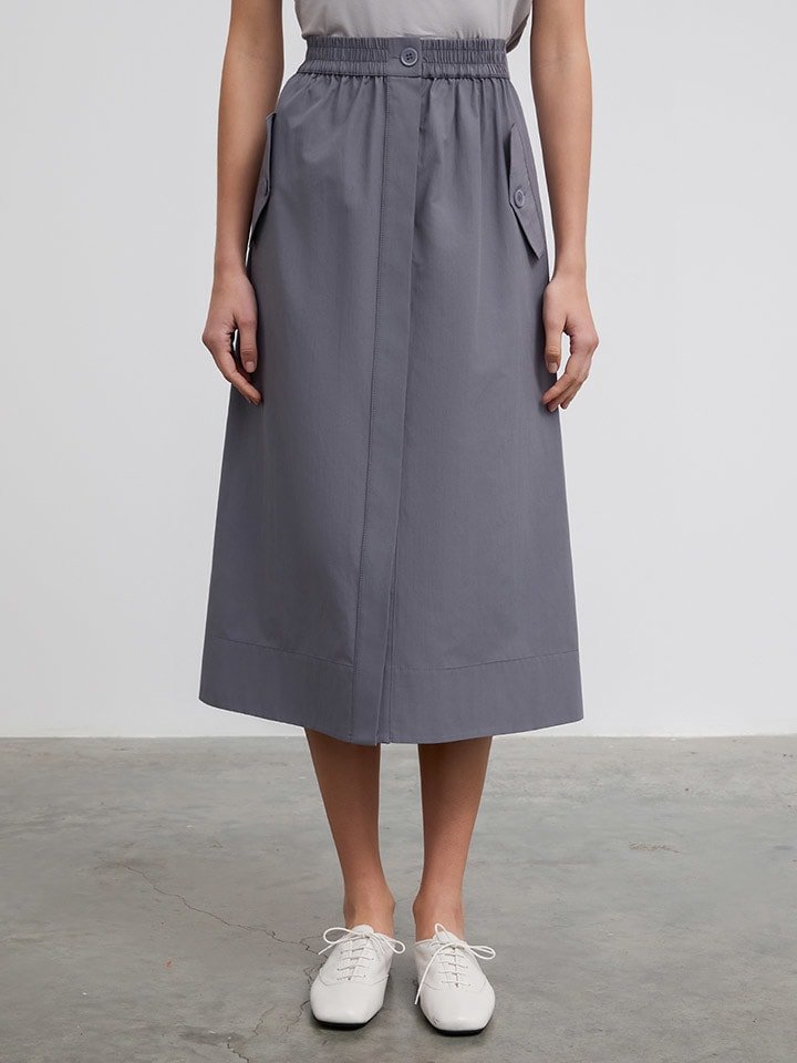 BGN Spódnica w kolorze szarym rozmiar: 38