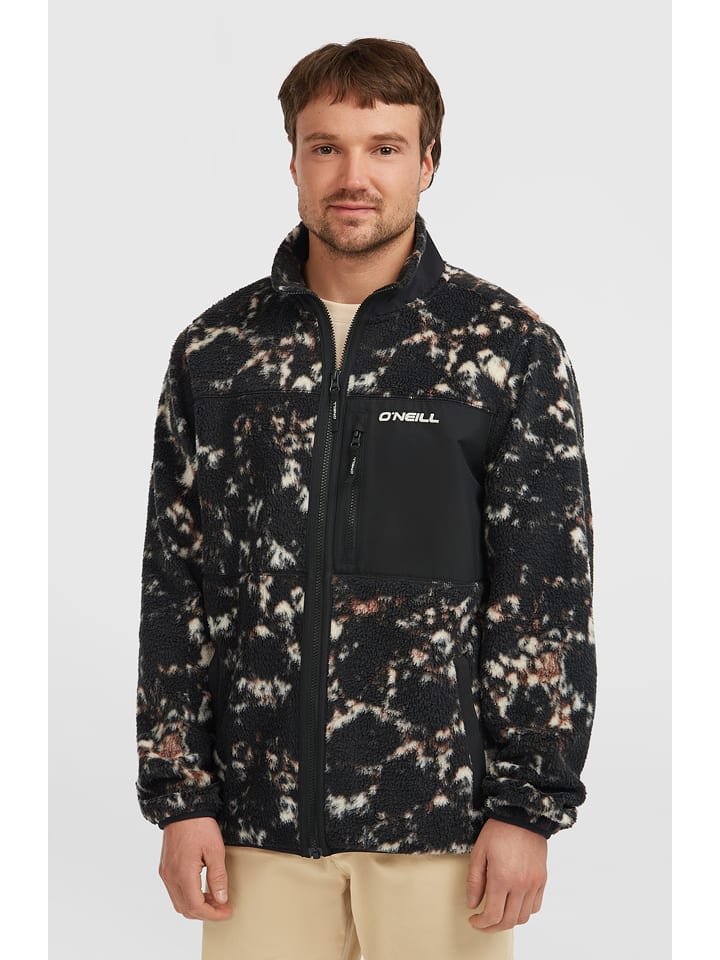 O'Neill Kurtka polarowa "Must-Have" w kolorze czarno-jasnobrązowo-beżowym rozmiar: XL