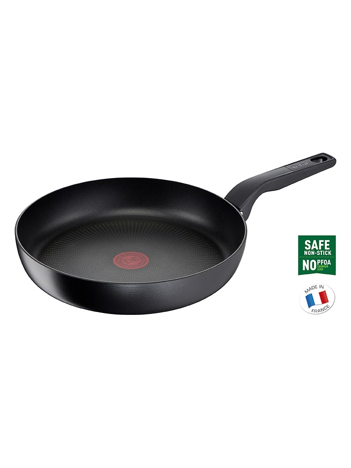 Tefal Patelnia "Hard Titanium Pro" w kolorze czarnym - Ø 28 cm rozmiar: onesize