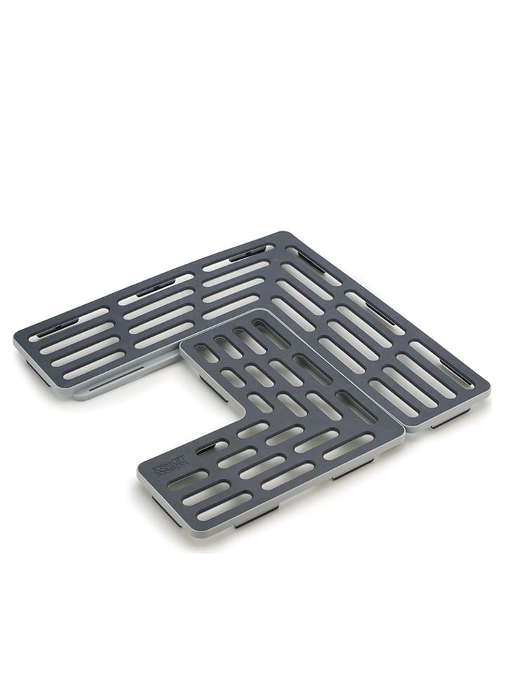 JosephJoseph Maty (2 szt.) w kolorze szarym do zlewu - 28 x 28 cm rozmiar: onesize