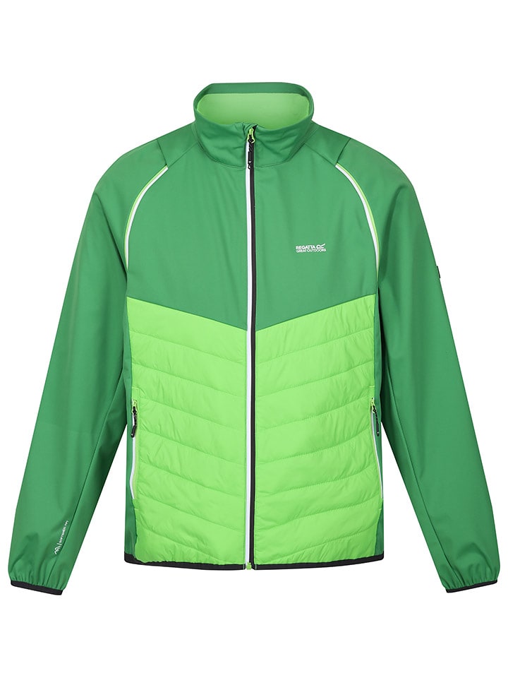 Regatta Kurtka hybrydowa 2w1 "Steren" w kolorze zielonym rozmiar: XL