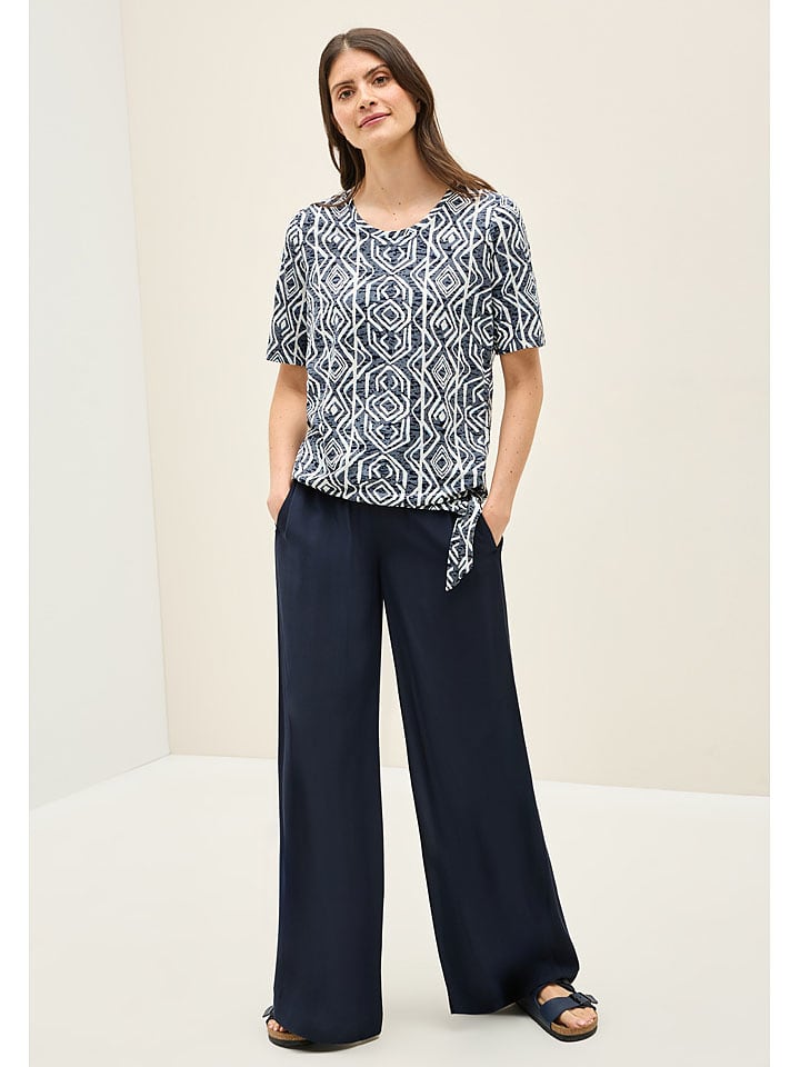 Cecil Koszulka w kolorze granatowo-białym rozmiar: S