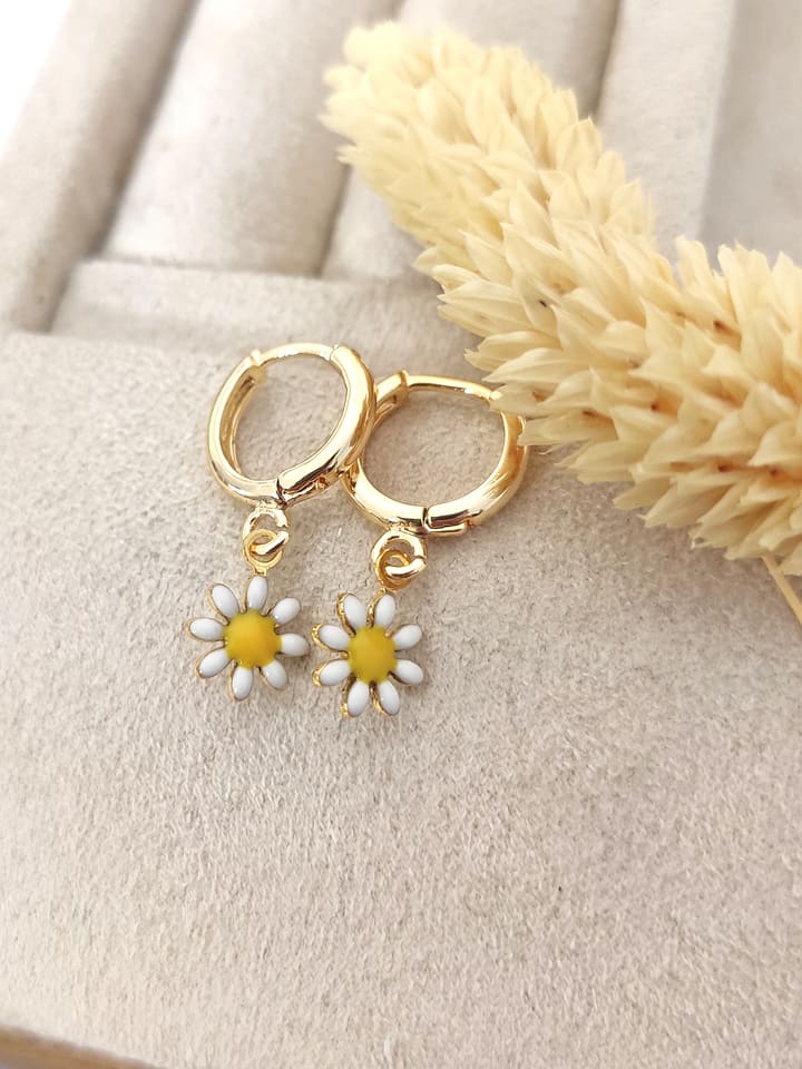 Nakkash Pozłacane kolczyki-kreole rozmiar: onesize