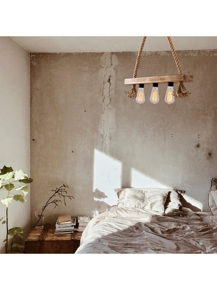 Opviq Lampa wisząca "Erebos" w kolorze jasnobrązowym - 60 x 9 cm rozmiar: onesize