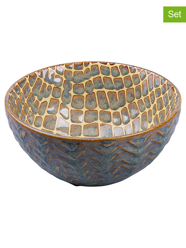 Villa d´Este Miski (2 szt.) w kolorze szaro-beżowym - Ø 12,5 cm rozmiar: onesize